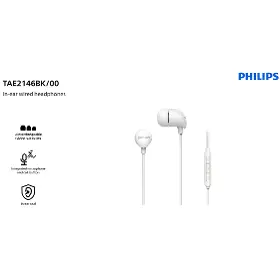 Drátová sluchátka - Philips TAE2146WT/00 - 2