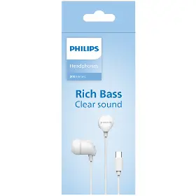 Drátová sluchátka - Philips TAE2146WT/00 - 5