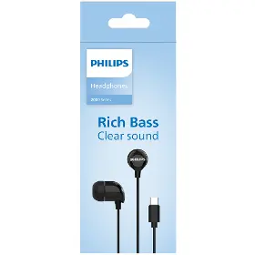 Drátová sluchátka - Philips TAE2146BK/00 - 5