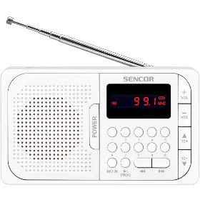 Osobné rádio - Sencor SRD 216 WH - 2