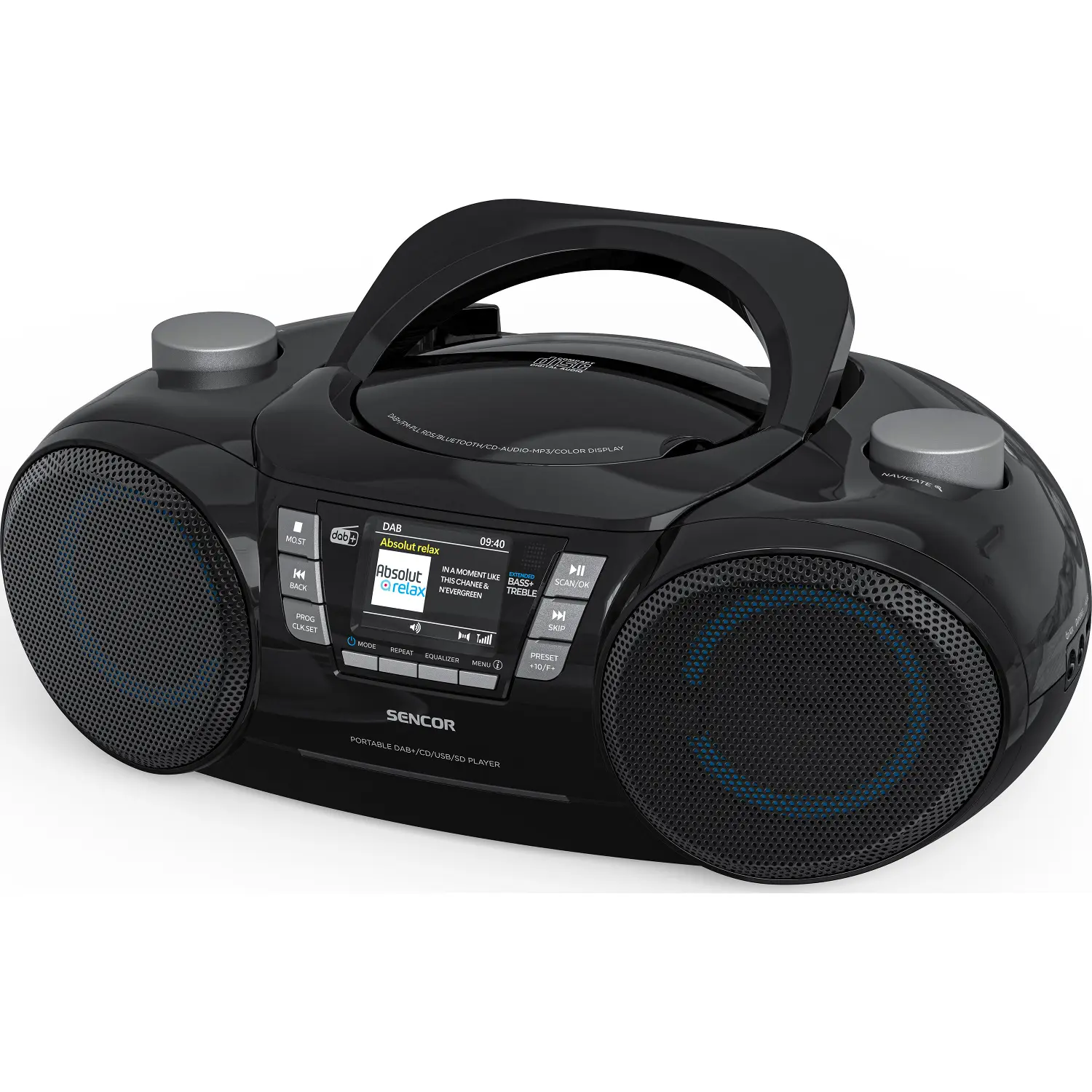 Sencor SPT 6510DB Radiopřijímač s CD – fotografie 1