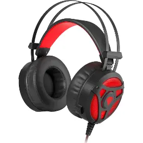 Drátová sluchátka - Genesis Neon 360 Black/Red - 1