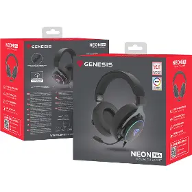 Drátová sluchátka - Genesis Neon 764 Black - 8