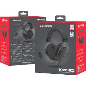 Drátová sluchátka - Genesis Toron 531 Black - 10