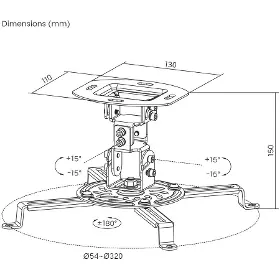 Držák projektoru - Stell SHO 1095 - 5
