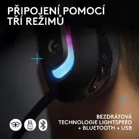 Bezdrátová sluchátka - Logitech G522 Black - 15