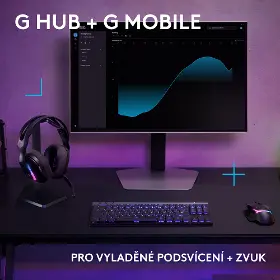 Bezdrátová sluchátka - Logitech G522 Black - 18