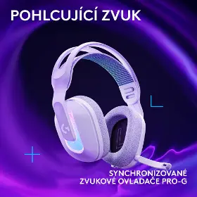 Bezdrátová sluchátka - Logitech G522 White - 11