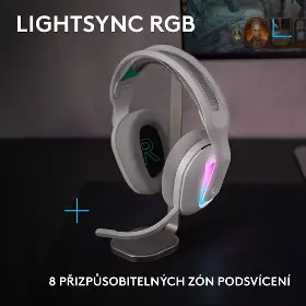 Bezdrátová sluchátka - Logitech G522 White - 9