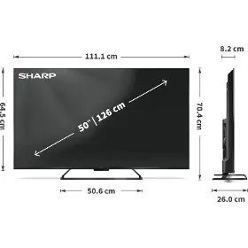 QLED televize - Sharp 50HR7265E - 9