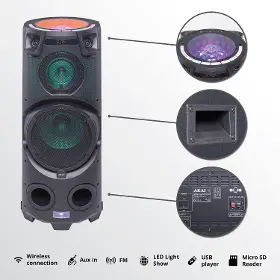 Bezdrátový reproduktor - Akai Party speaker 500 - 3