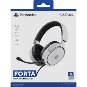 Drátová sluchátka - Trust GXT 498W Forta PS5 White - 14