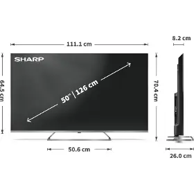 QLED televize - Sharp 50JP7265E - 8