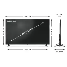 QLED televize - Sharp 85HP5265E - 10