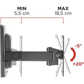 Držák TV - Meliconi 580457 FlatStyle ER100 - 2