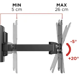 Držák TV - Meliconi 580458 FlatStyle ER200 - 6