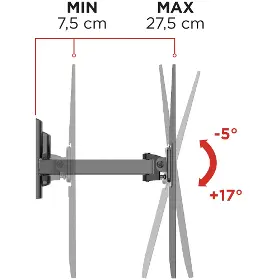 Držák TV - Meliconi 580468 Flatstyle ER400 - 6