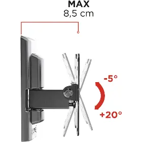 Držák TV - Meliconi 580476 FLATSTYLE FTR100 CG - 2