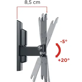 Držák TV - Meliconi 580477 FlatStyle FTR 200CG - 3