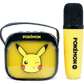 Bezdrátový reproduktor - OTL Technologies Pokémon Pikachu PopSing LED Karaoke Speaker with Mic - 2