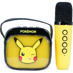 Bezdrátový reproduktor - OTL Technologies Pokémon Pikachu PopSing LED Karaoke Speaker with Mic - 3