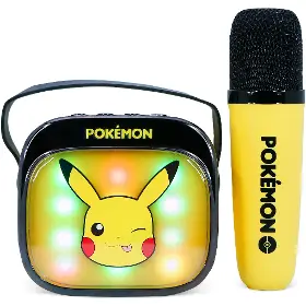 Bezdrátový reproduktor - OTL Technologies Pokémon Pikachu PopSing LED Karaoke Speaker with Mic - 1