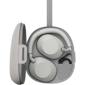 Bezdrátová sluchátka - Sony Noise Cancelling WH-1000XM6 stříbrná - 4