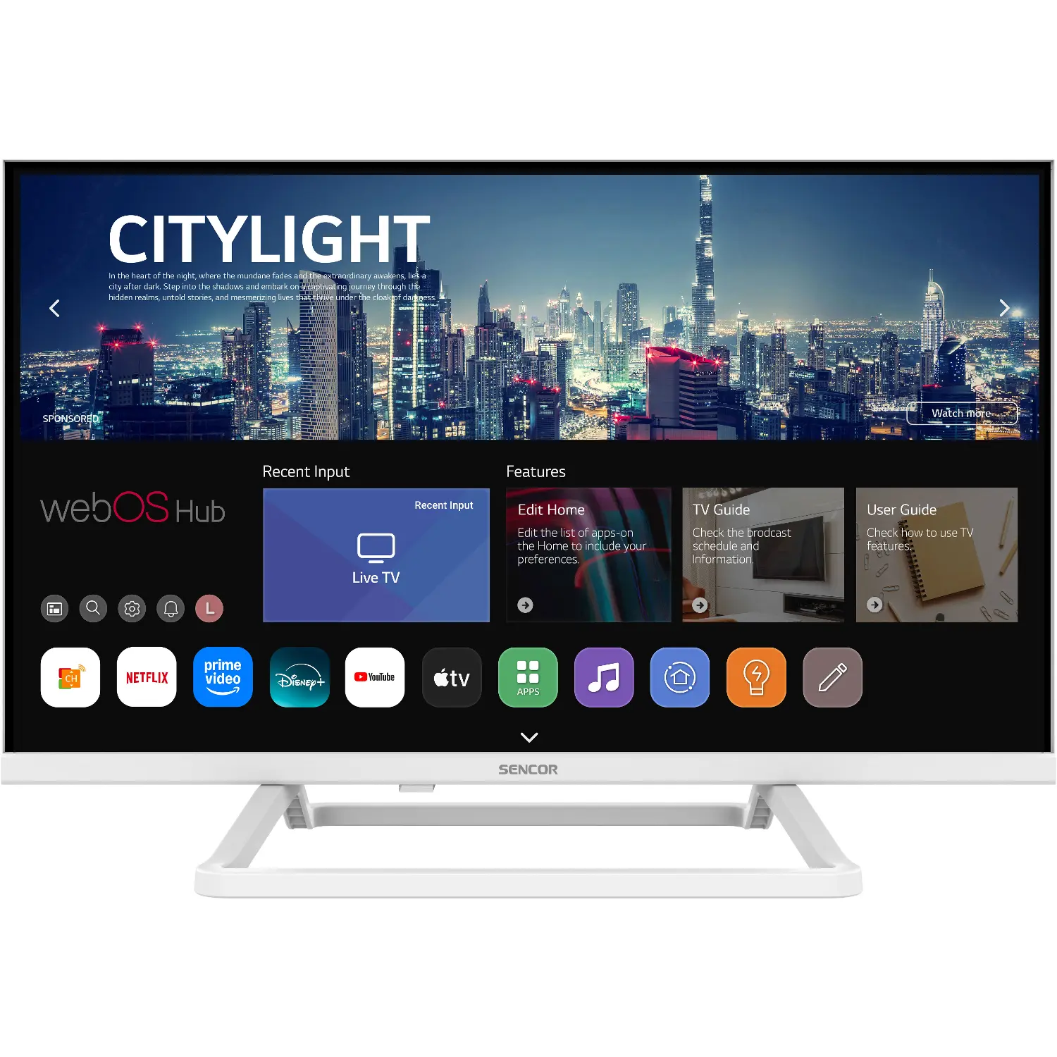 Sencor SLE 24S841MBW LED televize