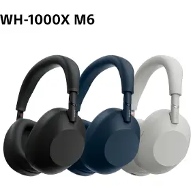Bezdrátová sluchátka - Sony Noise Cancelling WH-1000XM6 černá - 7
