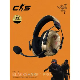 Slúchadlá bezdrôtové - Razer Blackshark V3 Pro - Counter-Strike 2 Ed. - 6