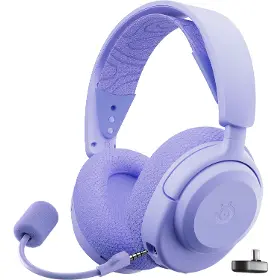 Slúchadlá bezdrôtové - SteelSeries Arctis Nova 3PW Lavender - 1