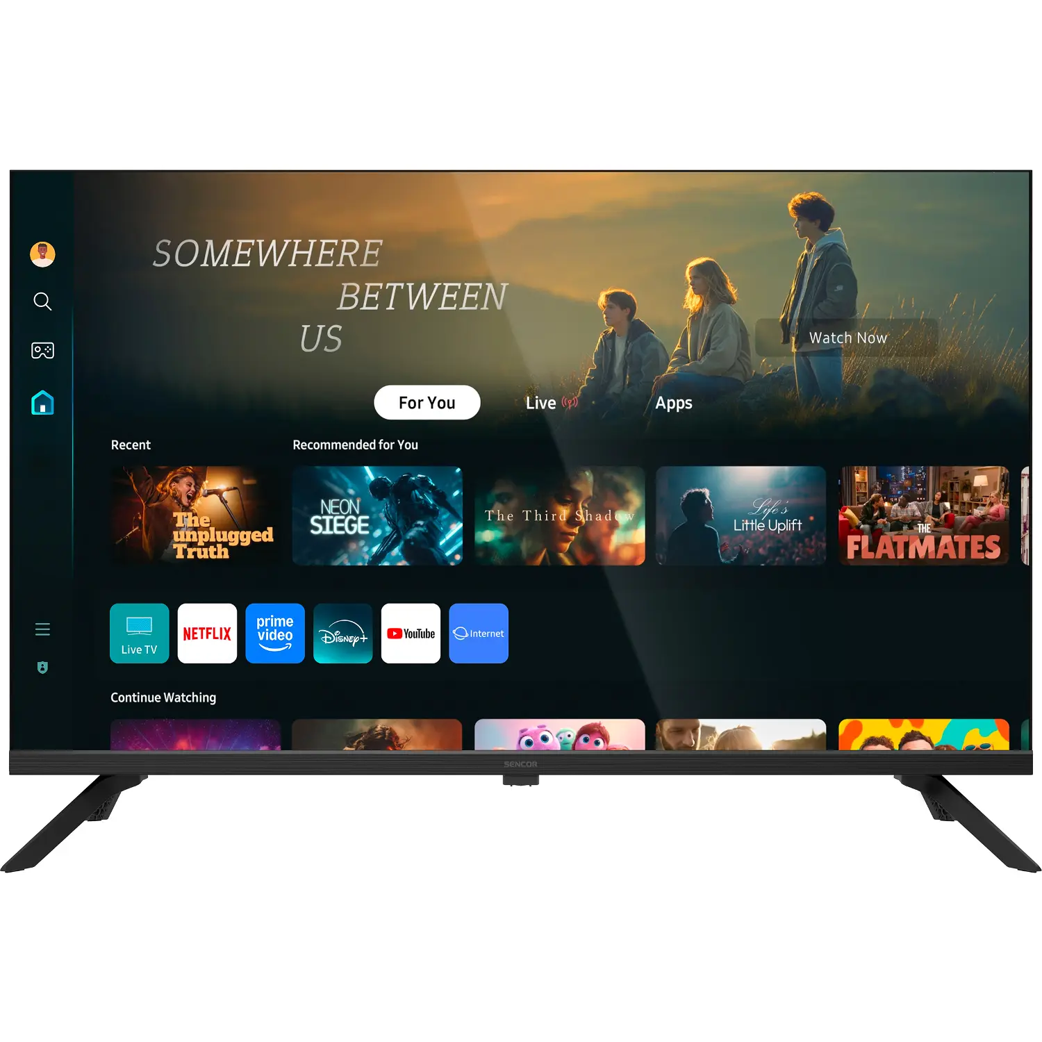 Sencor SLE 32TQH760B QLED televize – fotografie 1