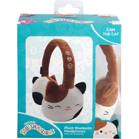 Bezdrátová sluchátka - Lazerbuilt Squishmallows Plush Bluetooth Headphones - Cam - 6