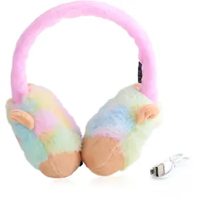 Bezdrátová sluchátka - Lazerbuilt Squishmallows Plush Bluetooth Headphones - Leonard - 2
