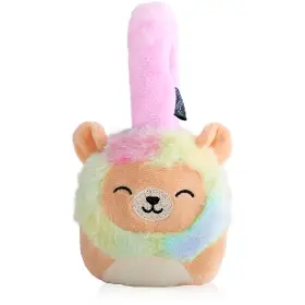 Bezdrátová sluchátka - Lazerbuilt Squishmallows Plush Bluetooth Headphones - Leonard - 3