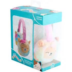 Bezdrátová sluchátka - Lazerbuilt Squishmallows Plush Bluetooth Headphones - Leonard - 5