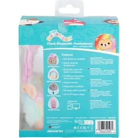 Bezdrátová sluchátka - Lazerbuilt Squishmallows Plush Bluetooth Headphones - Leonard - 7