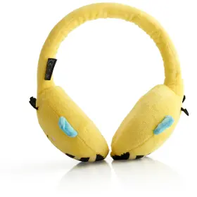 Bezdrátová sluchátka - Lazerbuilt Squishmallows Plush Bluetooth Headphones - Sunny - 2
