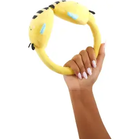 Bezdrátová sluchátka - Lazerbuilt Squishmallows Plush Bluetooth Headphones - Sunny - 6