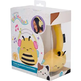 Bezdrátová sluchátka - Lazerbuilt Squishmallows Plush Bluetooth Headphones - Sunny - 8