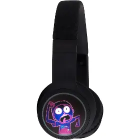 Bezdrátová sluchátka - Lazerbuilt Rick & Morty Light-Up BT Headphones - 2