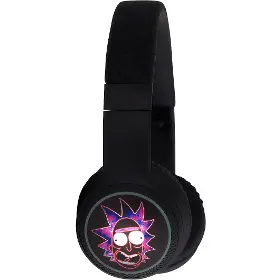 Bezdrátová sluchátka - Lazerbuilt Rick & Morty Light-Up BT Headphones - 1