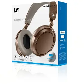 Slúchadlá bezdrôtové - Sennheiser MOMENTUM 4 Wireless brown - 7