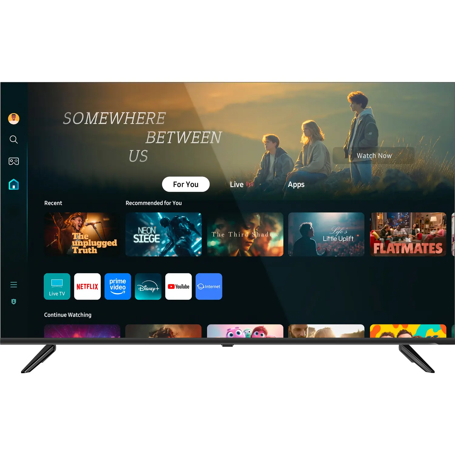 Sencor SLE 50TU700B LED televize – fotografie 1