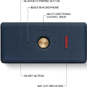 Bezdrôtový reproduktor - Marshall Emberton III Midnight Blue - 3