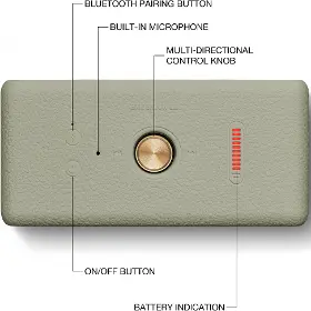 Bezdrôtový reproduktor - Marshall Emberton III Sage - 3