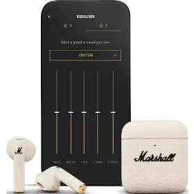 Slúchadlá bezdrôtové - Marshall Minor IV Cream - 6