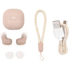 Slúchadlá bezdrôtové - House of Marley Smile Jamaica Mini Cream - 4