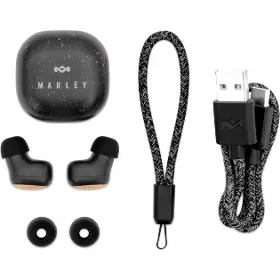 Slúchadlá bezdrôtové - House of Marley Smile Jamaica Mini Black - 4