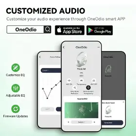 Slúchadlá bezdrôtové - OneOdio Focus A6 biela - 9